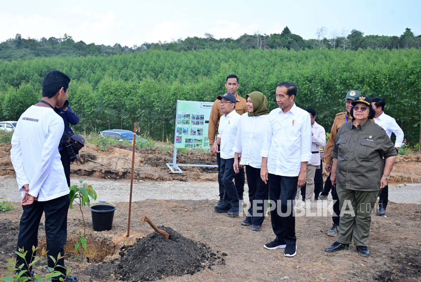 Jokowi Memulai Program Penghijauan di Kawasan Industri Kendal (IKN)