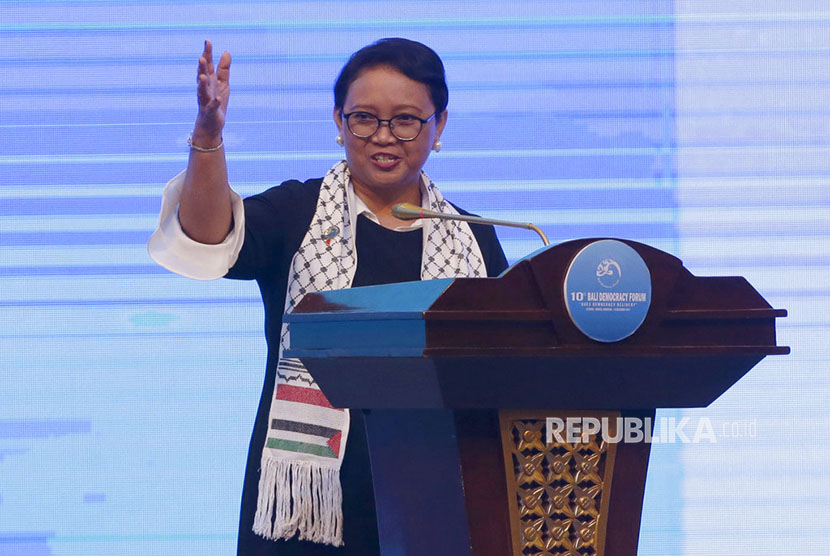 Retno: Perjuangkan Gencatan Senjata di Gaza, Dunia Tidak Boleh Menyerah