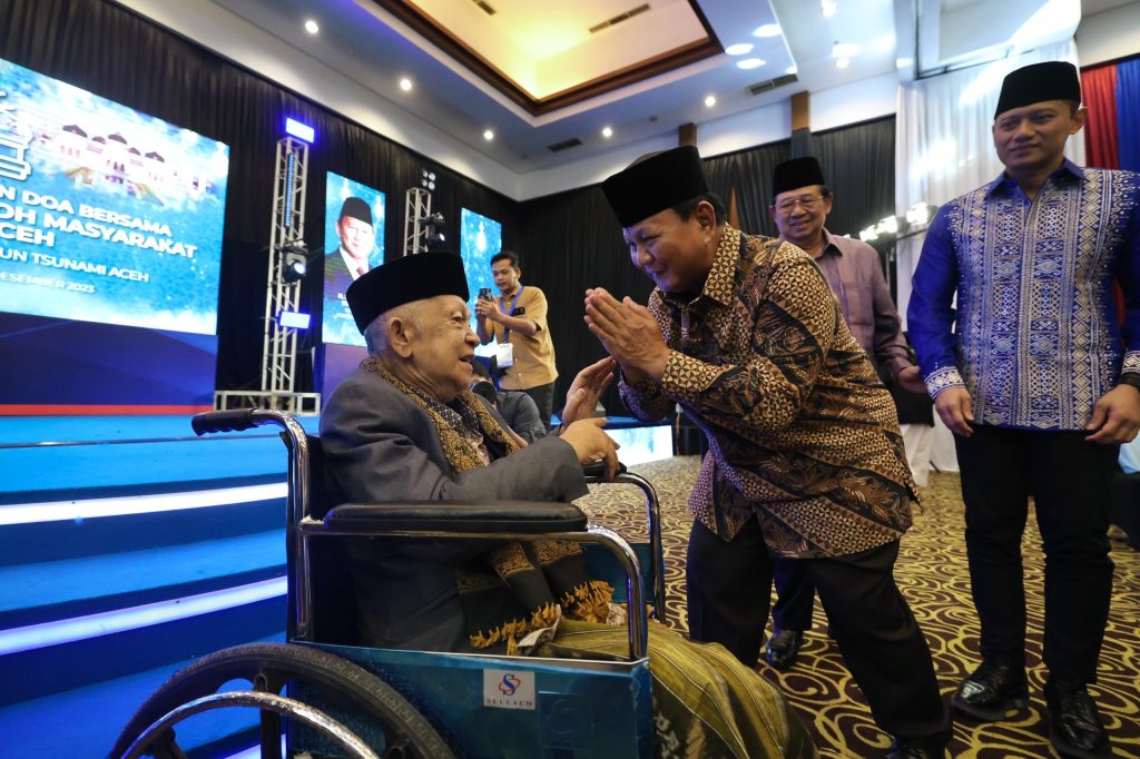 Prabowo: Saya Mengasihi dan Menghormati Rakyat Aceh