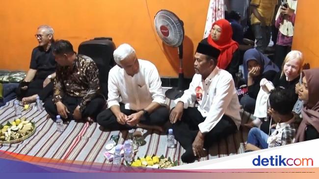 Ganjar Menginap di Rumah Warga di Boyolali dan Disambut dengan Antusias Yang Tinggi