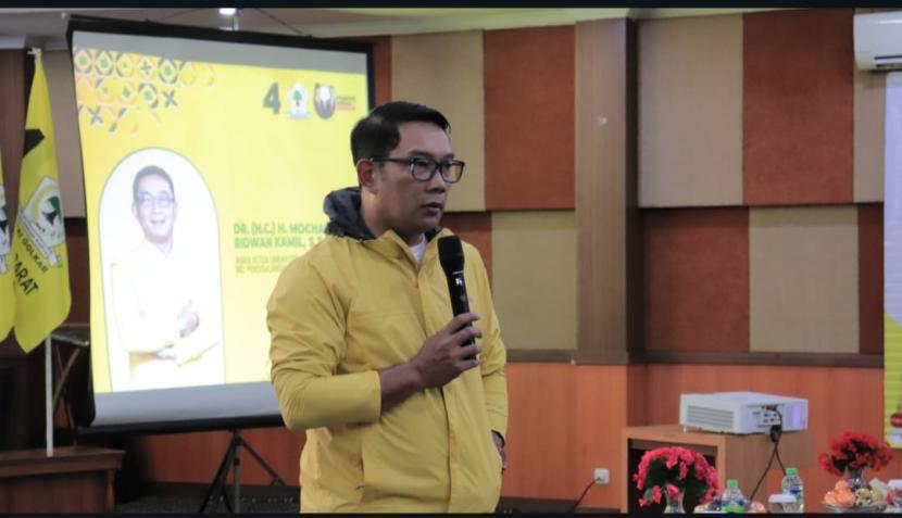 Ridwan Kamil Membimbing Kader untuk Membuat Konten Dukung Prabowo-Gibran