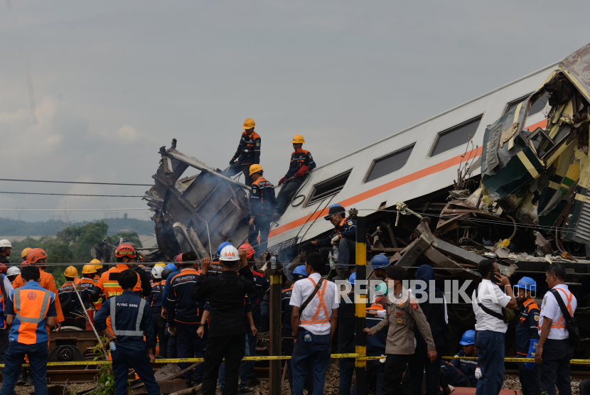 KAI Memastikan bahwa Jalur Rel di Lokasi Tabrakan Kereta Sudah Aman Dilalui